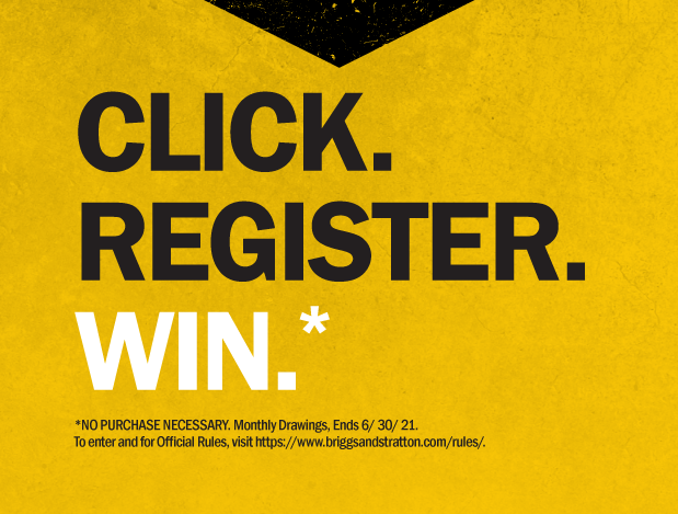 Enter into the Click. Register. Win. Sweepstakes