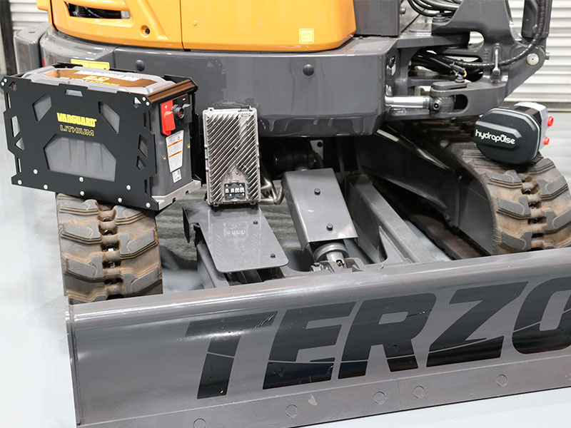 Terzo equipment with a Vanguard Commercial Battery Pack